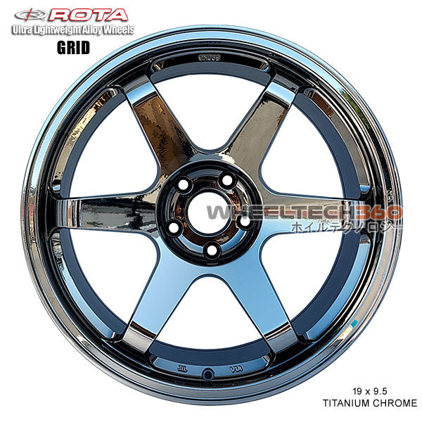 ROTA Wheel Grid (19x9.5, 5x114.3+38mm, 73.1mm Hub)