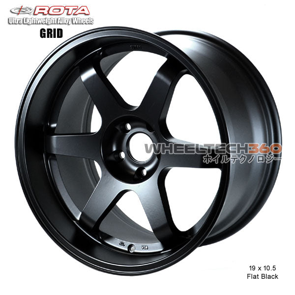 ROTA Wheel Grid (19x10.5, 5x114.3+15mm, 73mm Hub)