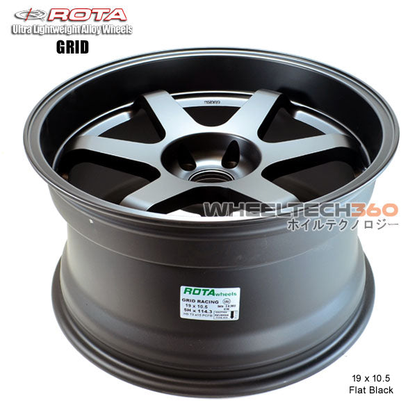 ROTA Wheel Grid (19x10.5, 5x114.3+15mm, 73mm Hub)