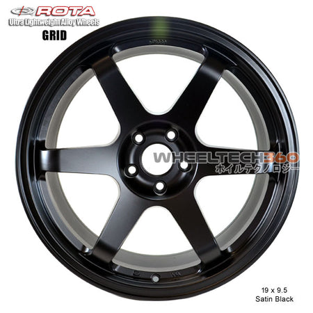 ROTA Wheel Grid (19x9.5, 5x114.3+38mm, 73.1mm Hub)