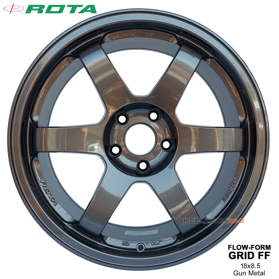 ROTA Wheel Grid Flow-Form (18x8.5, 5x114.3+44mm, 73mm Hub)