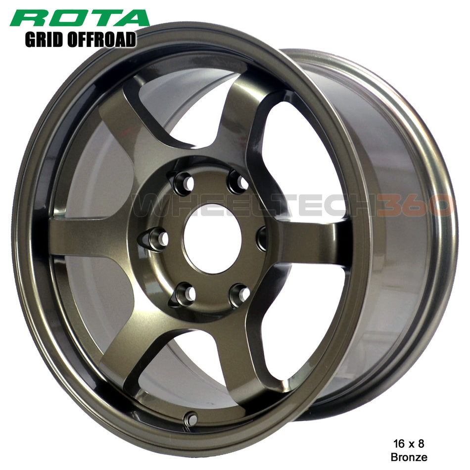 ROTA Wheel Grid Off-Road (16x8, 6x139.7+20mm, 110mm Hub)
