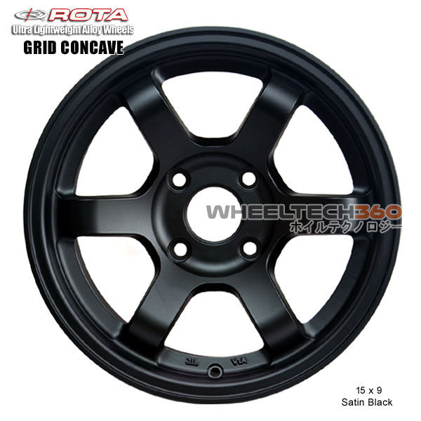 ROTA Wheel Grid Concave (15x9, 4x100+36mm, 67.1mm Hub)
