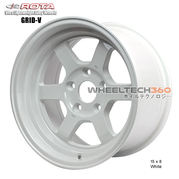 ROTA Wheel Grid V (15x8, 5x114.3+0mm, 73mm Hub)