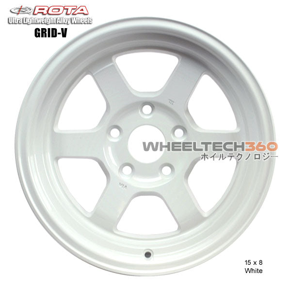 ROTA Wheel Grid V (15x8, 5x114.3+0mm, 73mm Hub)