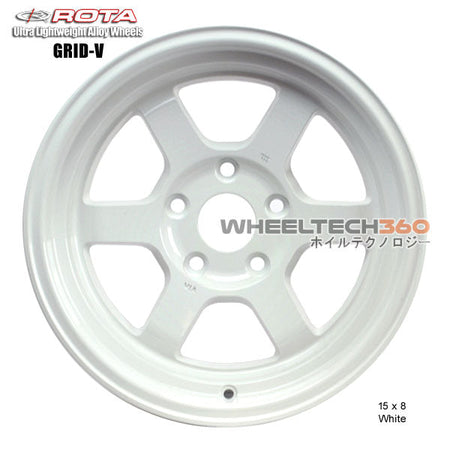 ROTA Wheel Grid V (15x8, 5x114.3+0mm, 73mm Hub)