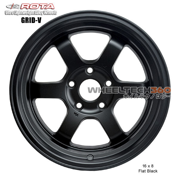 ROTA Wheel Grid V (16x8, 5x114.+20mm, 73mm Hub)