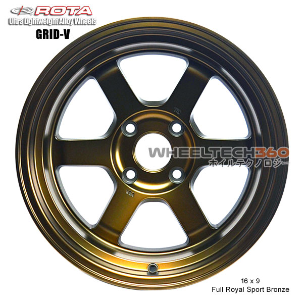 ROTA Wheel Grid V (16x9, 4x100+0mm, 67.1mm Hub)