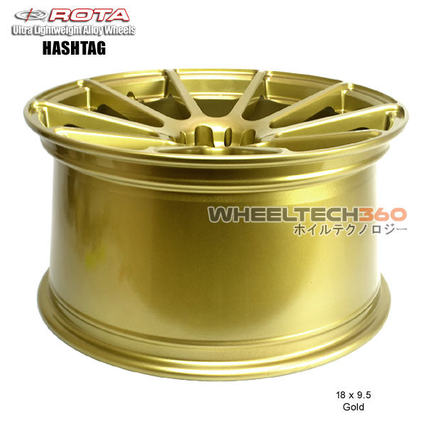 ROTA Wheel Hashtag (18x9.5, 5x114.3+38mm, 73mm Hub)|Rota Rims