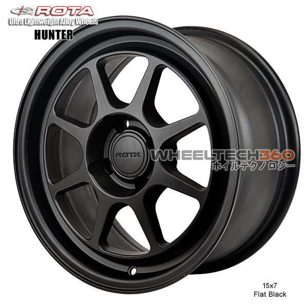 ROTA Wheel Hunter (15x7, 4x100+35mm, 73mm Hub)