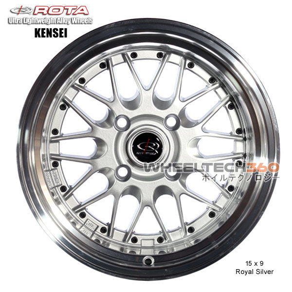 ROTA Wheel Kensei (15x9, 4x114.3+0mm, 73mm Hub)