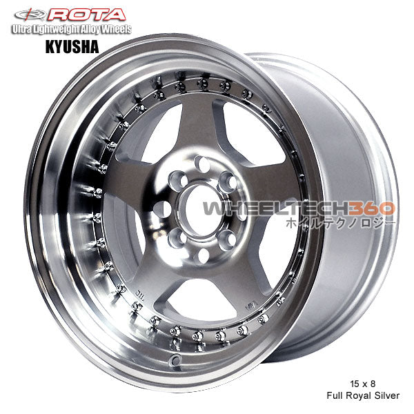 ROTA Wheel Kyusha (15x8, 4x100+0mm, 67.1mm Hub)