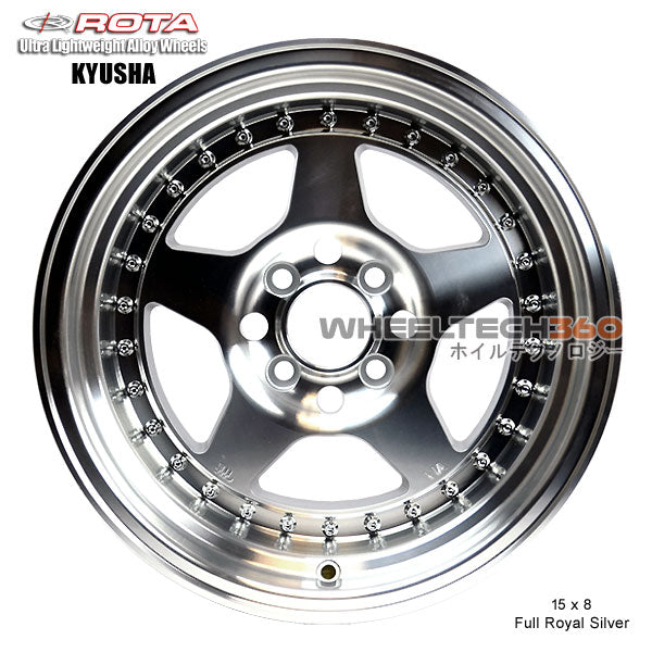 ROTA Wheel Kyusha (15x8, 4x114.3+0mm, 73mm Hub)