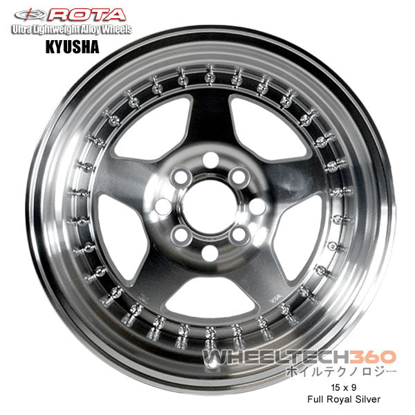 ROTA Wheel Kyusha (15x9, 4x100-15mm, 67.1mm Hub)