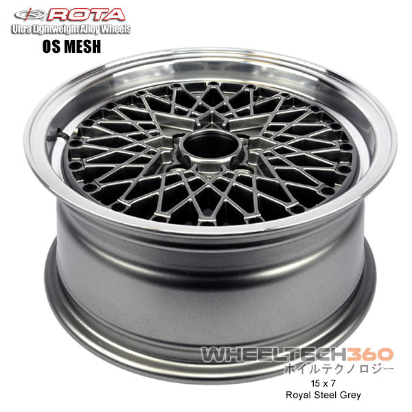 ROTA Wheel OS Mesh (15x7, 4x100+35mm, 67.1mm Hub)