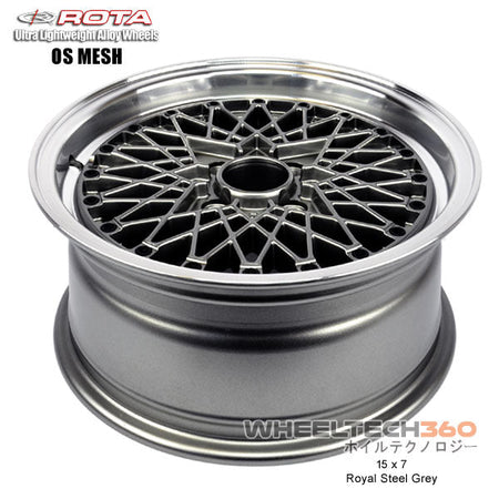 ROTA Wheel OS Mesh (15x7, 4x100+35mm, 67.1mm Hub)