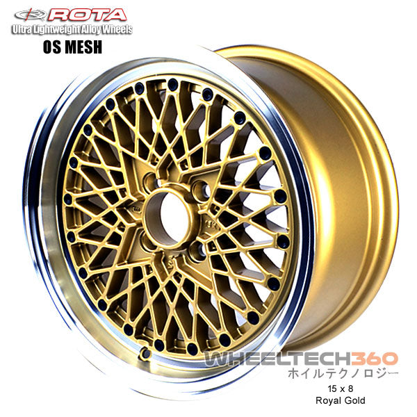 ROTA Wheel OS Mesh (15x8, 4x100+20mm, 67.1mm Hub)
