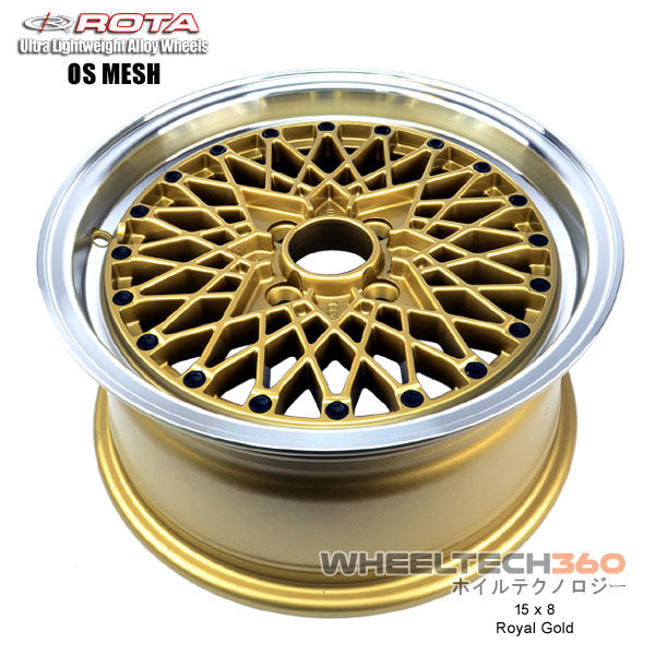ROTA Wheel OS Mesh (15x8, 4x100+20mm, 67.1mm Hub)