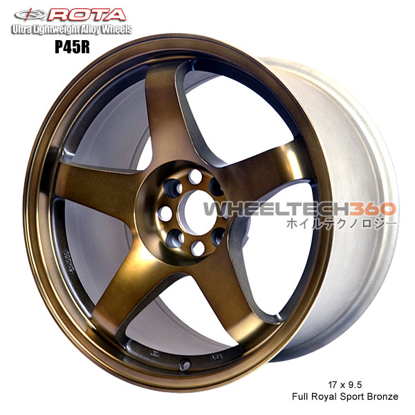 ROTA Wheel P45R (17x9.5, 4x114.3+12mm, 73mm Hub)