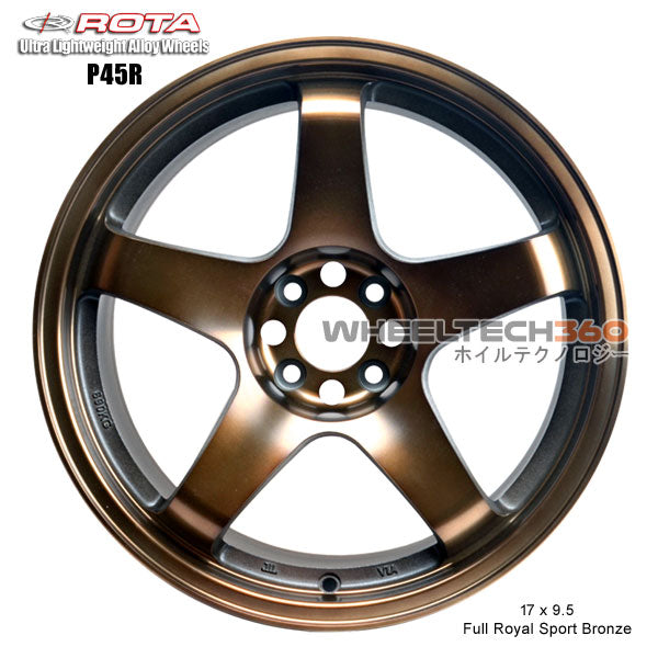 ROTA Wheel P45R (17x9.5, 4x114.3+12mm, 73mm Hub)