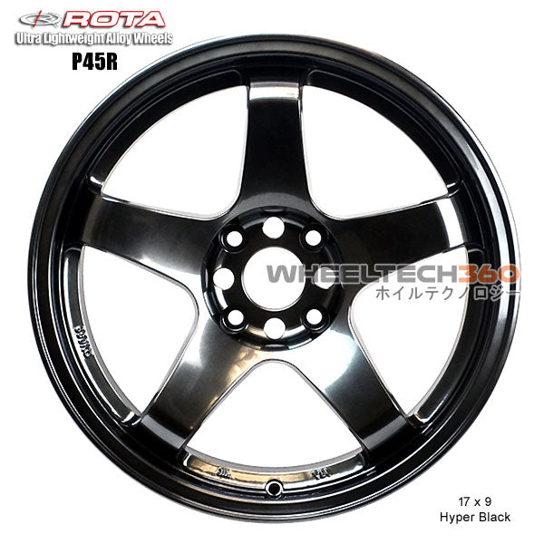 ROTA Wheel P45R (17x9, 4x114.3+12mm, 73mm Hub)