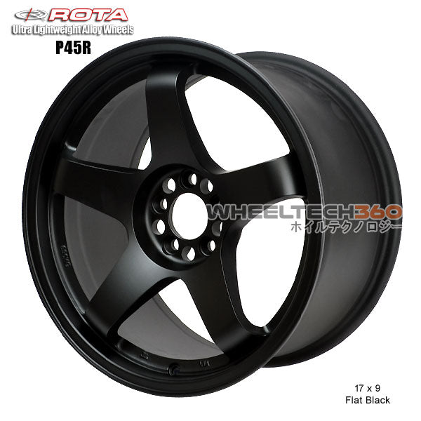 ROTA Wheel P45R (17x9, 5x114.3+25mm, 73mm Hub)