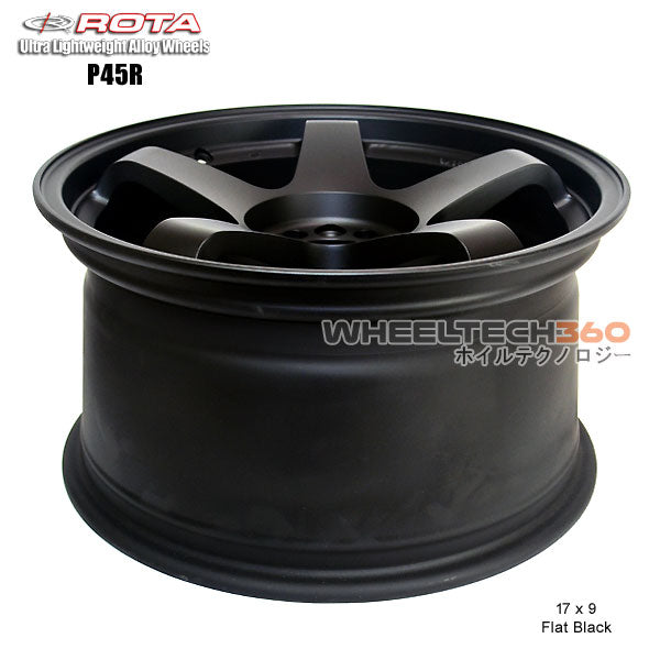 ROTA Wheel P45R (17x9, 5x114.3+25mm, 73mm Hub)