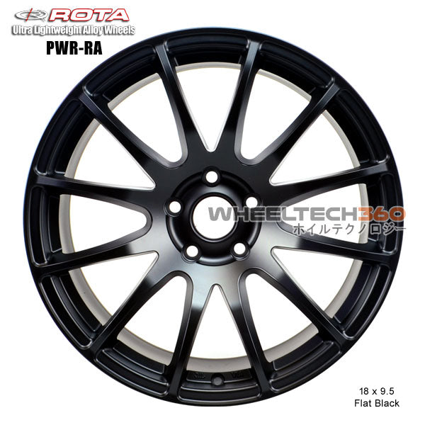 ROTA Wheel PWR-RA (18x9.5, 5x114.3+38mm, 73mm Hub)