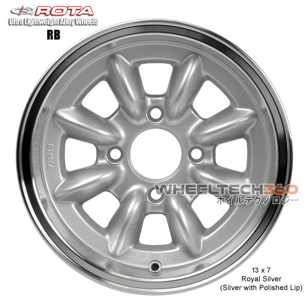 ROTA Wheel RB (13x7, 4x100+4mm, 67.1mm Hub)