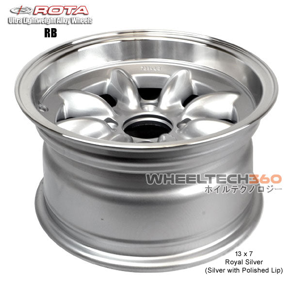 ROTA Wheel RB (13x7, 4x114.3+4mm, 73mm Hub, Ford Style Big Center