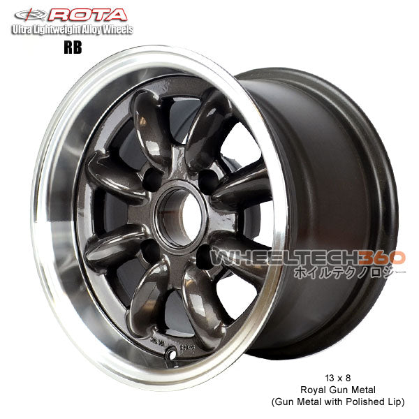ROTA Wheel RB (13x8, 4x100+4mm, 67.1mm Hub)