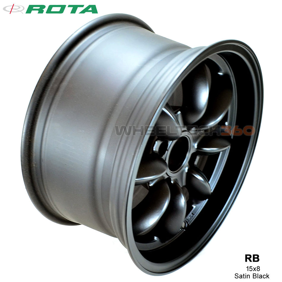 ROTA Wheel RB (15x8, 4x114.3+4mm, 73mm Hub, Ford Style Big Center Cap)