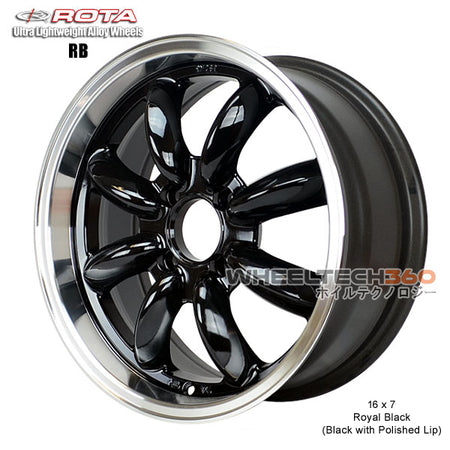 ROTA Wheel RB (16x7, 4x100+40mm, 56.1mm Hub)