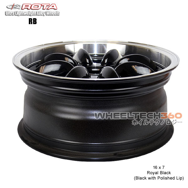 ROTA Wheel RB (16x7, 4x100+40mm, 56.1mm Hub)