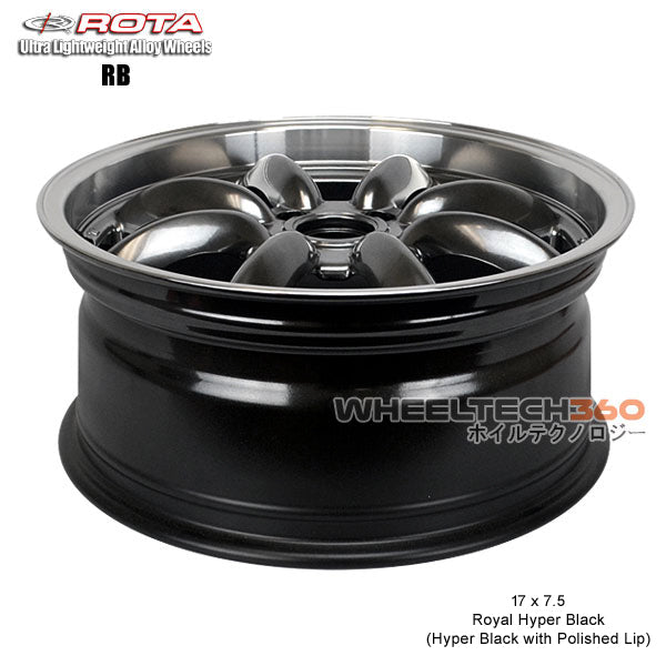 ROTA Wheel RB (17x7.5, 4x100+45mm, 56.1mm Hub)