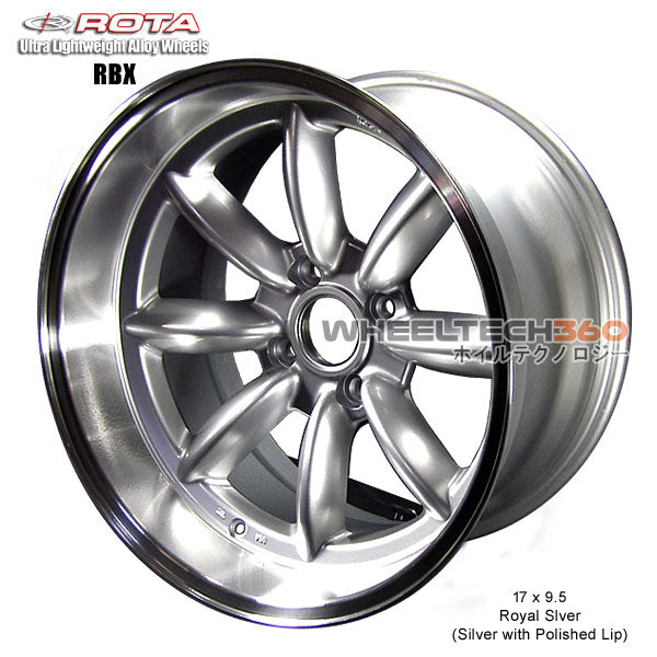 ROTA Wheel RBX (17x9.5, 4x114.3-19mm, 73mm Hub)