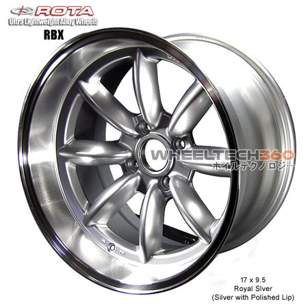 ROTA Wheel RBX (17x9.5, 4x114.3-19mm, 73mm Hub)