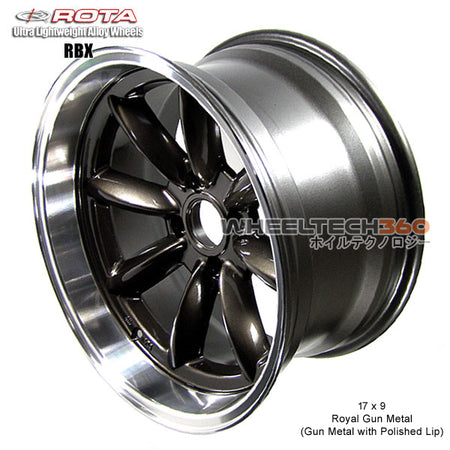ROTA Wheel RBX (17x9, 4x114.3-13mm, 73mm Hub)