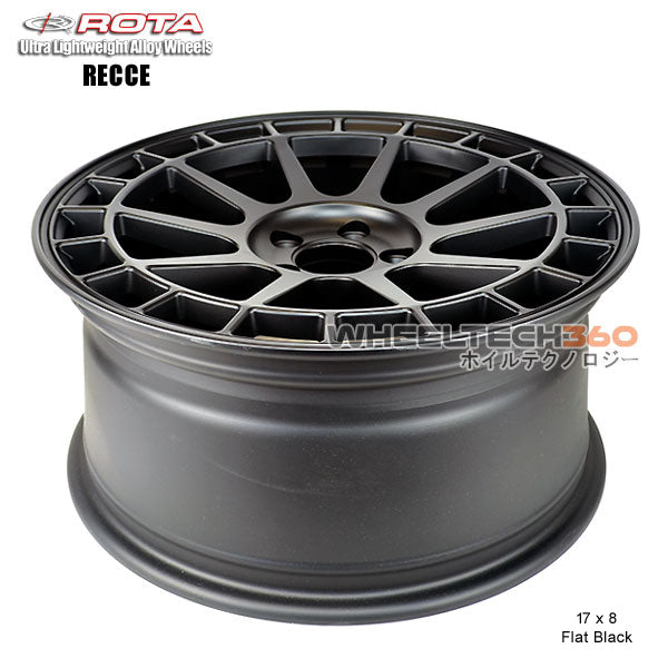 ROTA Wheel Recce (17x8, 5x114.3+44mm, 73mm Hub)