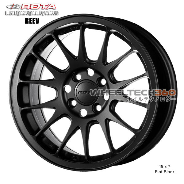 ROTA Wheel Reev (15x7, 4x100+40mm, 67.1mm Hub)