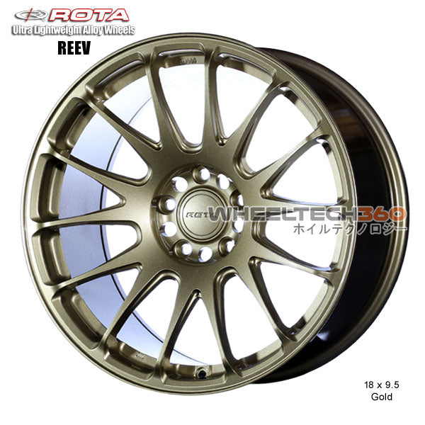 ROTA Wheel Reev-R (18x9.5, 5x114.3+38mm, 73mm Hub)