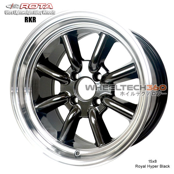 ROTA Wheel RKR (15x8, 4x100+0mm, 67.1mm Hub)