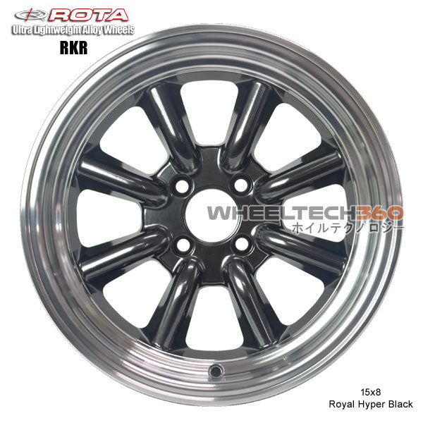Rota Wheel RKR Royal Hyper Black 15x8