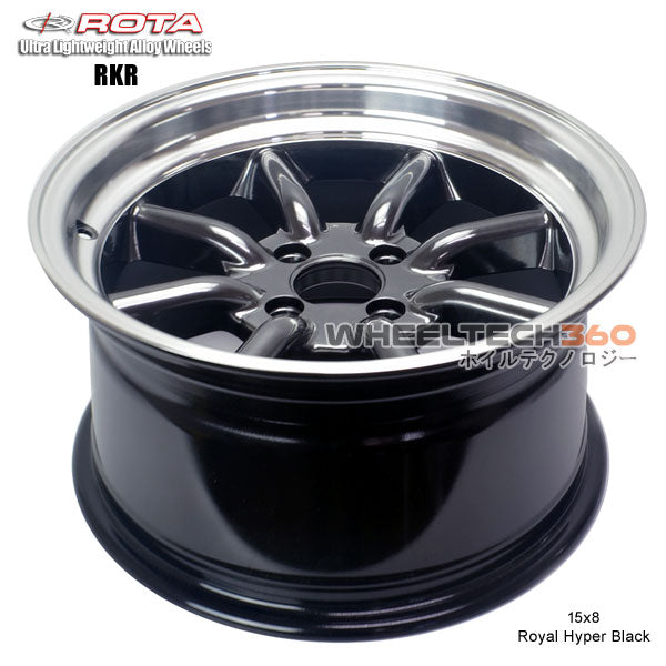 Rota Wheel RKR Royal Hyper Black 15x8