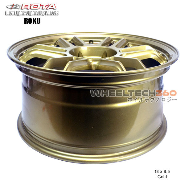 ROTA Wheel Roku (18x8.5, 5x100/114.3+44mm, 73mm Hub)