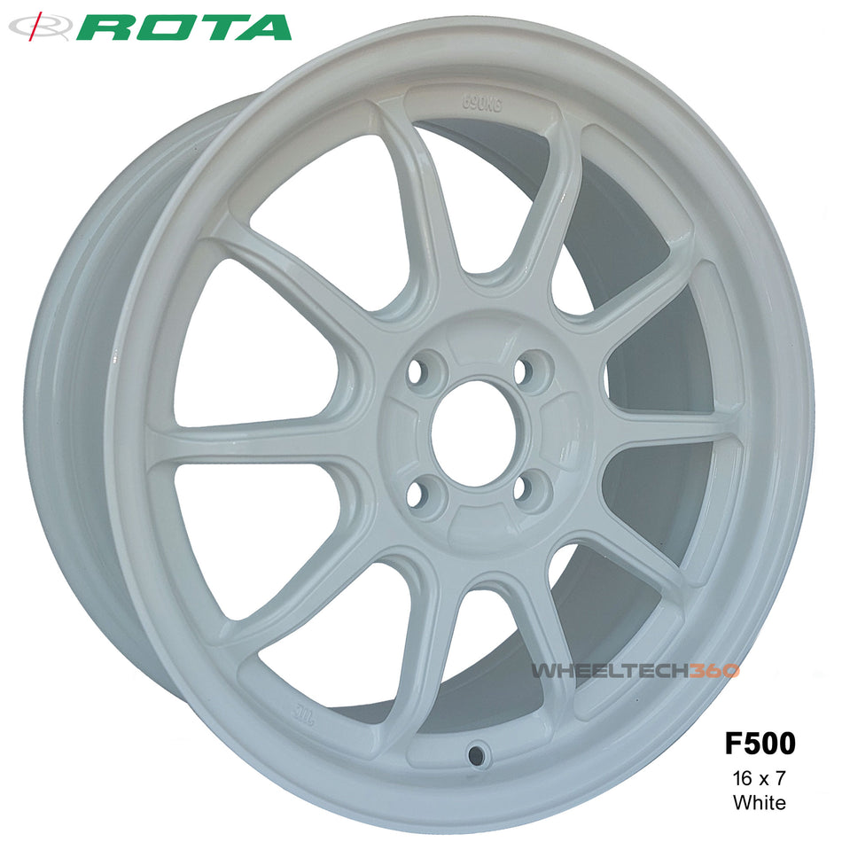ROTA Wheel F500 (16x7, 4x100+40mm, 67.1mm Hub)