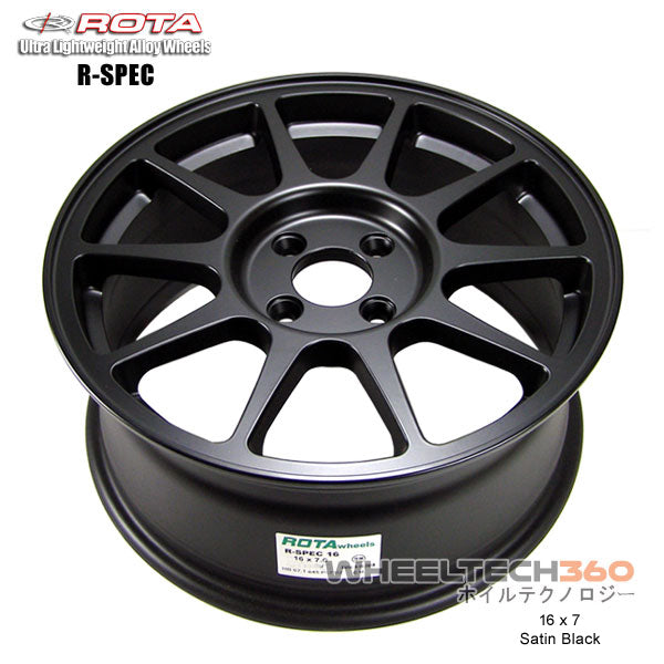 ROTA Wheel R-Spec (16x7, 4x100+45mm, 67.1mm Hub)