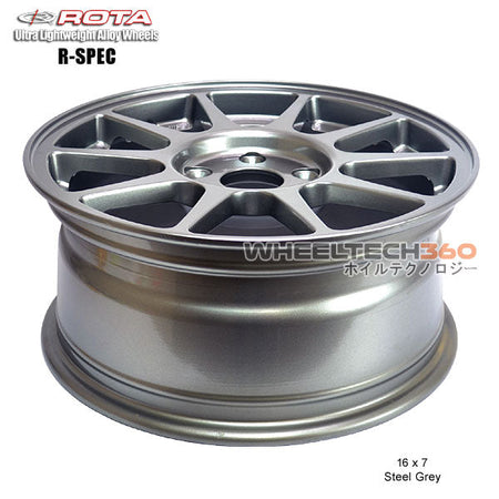 ROTA Wheel R-Spec (16x7, 5x114.3+45mm, 73mm Hub) Steel Grey