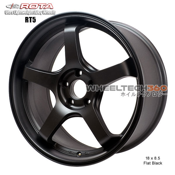 ROTA Wheel RT5-F (18x8.5, 5x100+44mm, 73mm Hub)