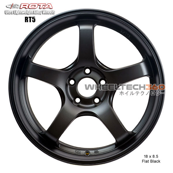 ROTA Wheel RT5-F (18x8.5, 5x100+44mm, 73mm Hub)